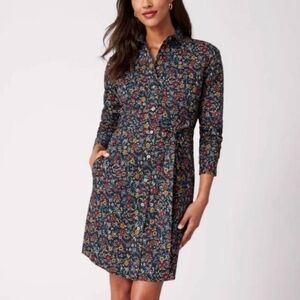 UNTUCKit Sydney Floral Shirt Dress, Size 18